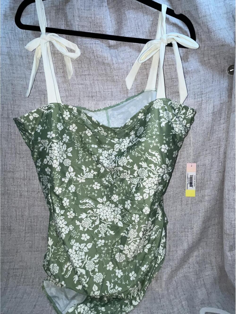 Summersalt The Tie Oasis Vintage Floral Ivy NWT 22 - Picture 2 of 7